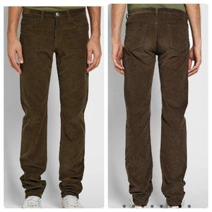 APC Corduroy Pants Mens 30 Brown Petit Standard Button Fly Straight Slim Fit